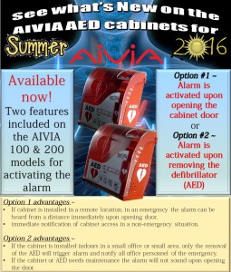AIVIA 100 and 200 alarm Feature