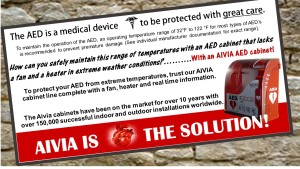 3rd version 2017 Keeping AED safe with AIVIA cabinet